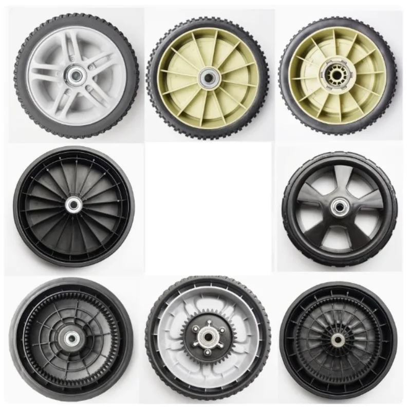 

1PC Lawn Mower Wheel 7/8/9.5/10/12inch Lawn Mower Replacement Wheel for Hand Push Weeder Wheel