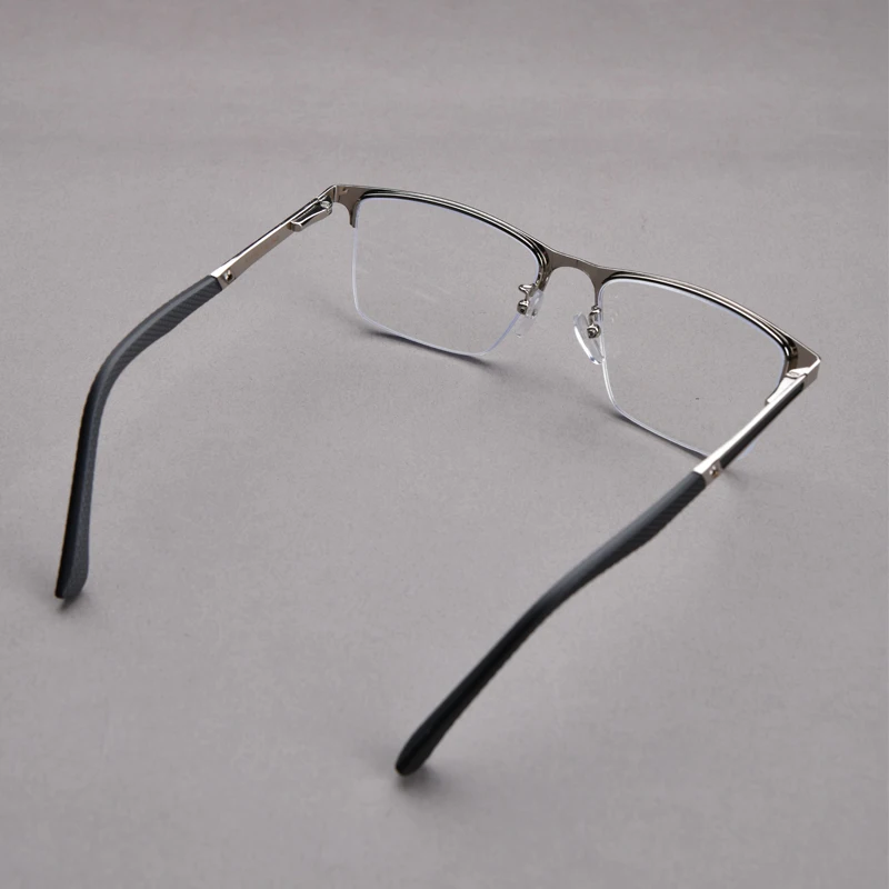 2025 neue Metall Halbrahmen Anti Blau Licht Presbyopie Brille Business Leichte Lesen Presbyopie Brille – Detail 8