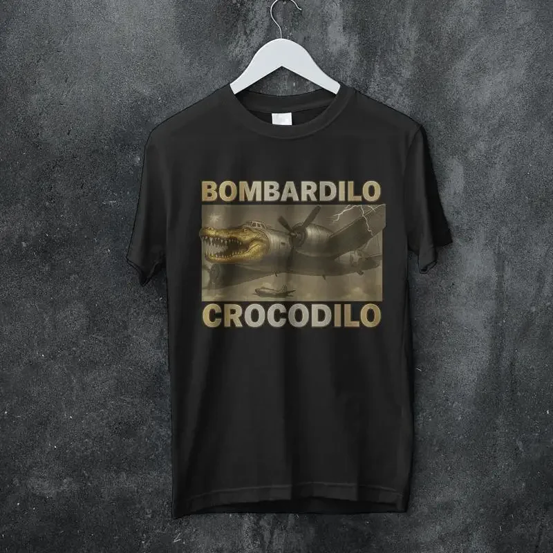 Camiseta divertida y moderna con meme italiano de Ardilo Crocodilo Trulalero Trulala, estilo bootleg, Ardino Crocorino