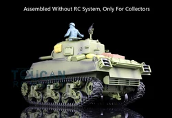 Henglong HL 1/16 Model Plastic USA M4A3 Sherman Static Tank 3898 W/O Main Board Gift Toys