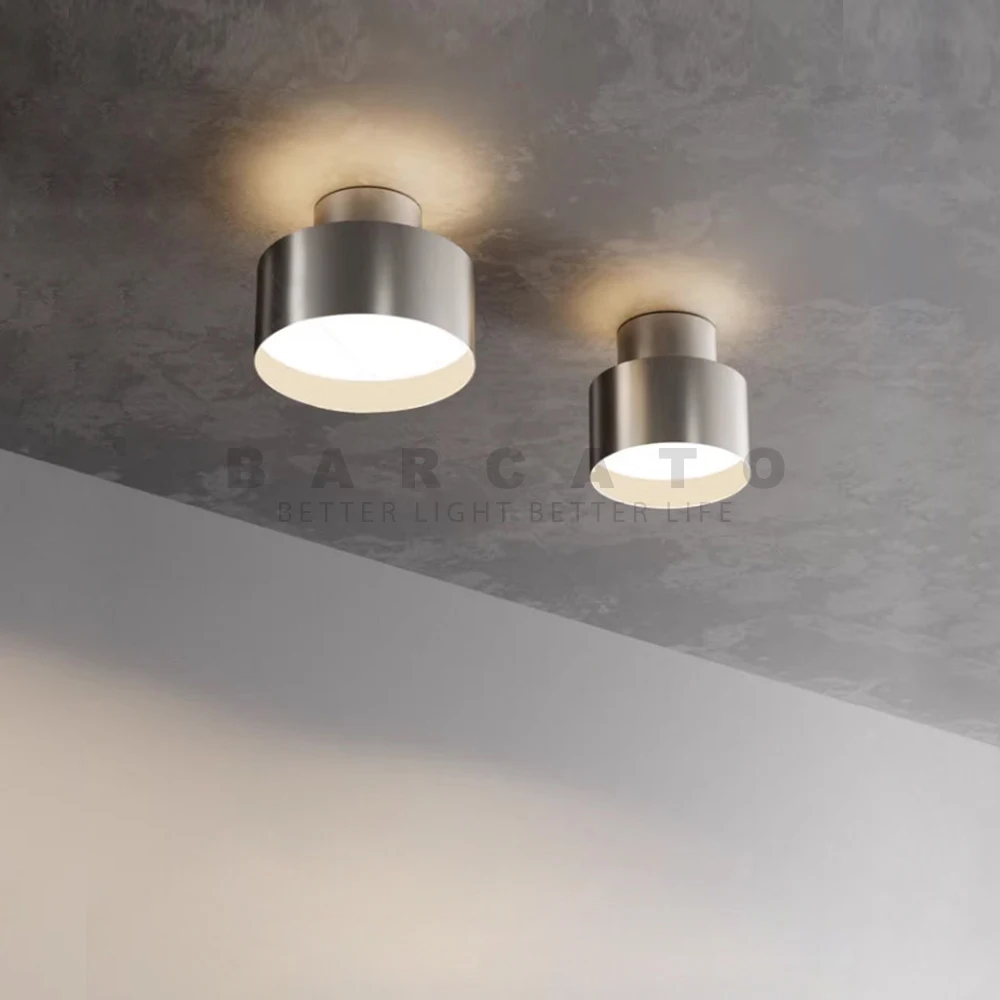 LED Ceiling lights Glow from Top and Bottom Modern Downlight Surface Mounted LED Ceiling Downlight Spot Light Round Lamps CRI97