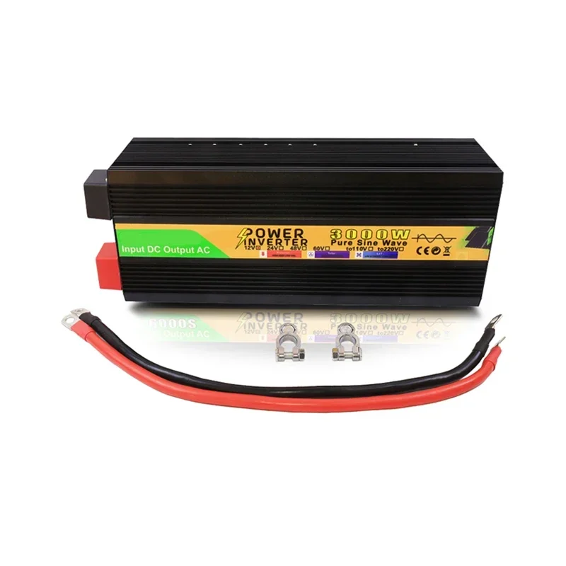 Professional full power pure sine wave power inverter dc 12v to ac 220v 3000w