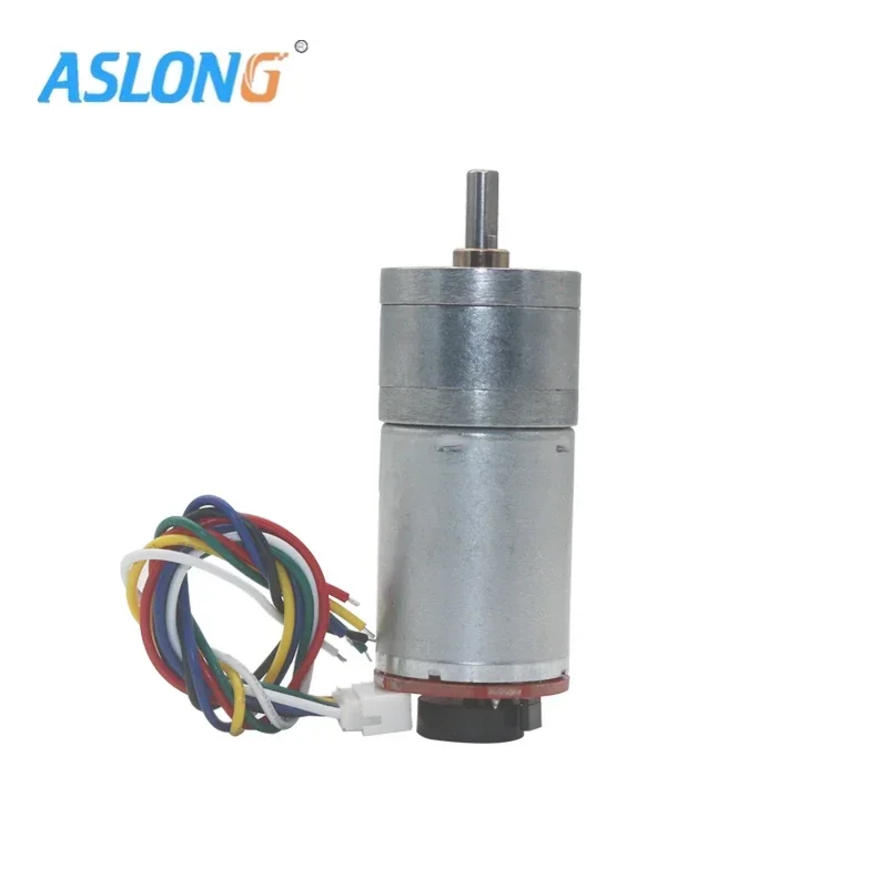 JGA25-370-encoder 25mm 6/12/24v Diameter Gearbox Micro Gear Motor Encoder 2phases Output 11pulses/turn Mini Encoder Geared Motor