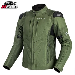 Motorcycle Jacket Men 4 Season Reflective Lightweight Mesh Cycling Breathable Moto Jacket Protector Motocross Suit CE Protective