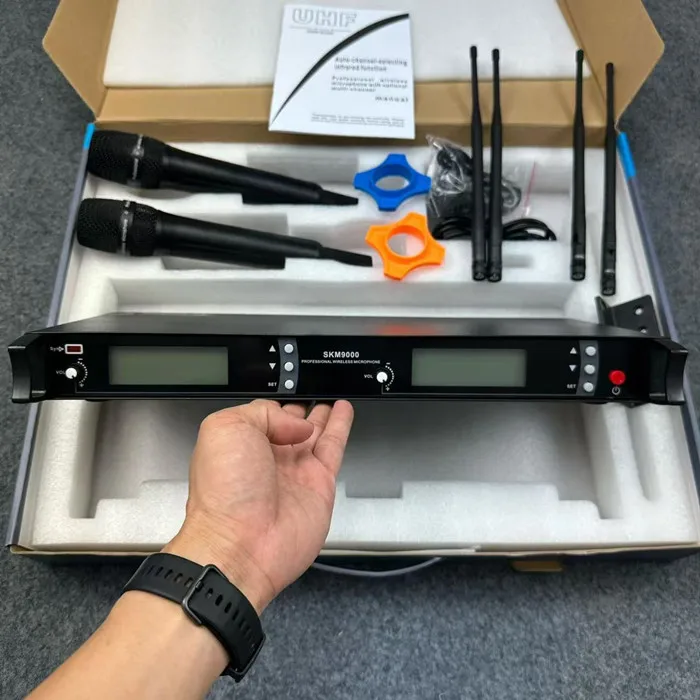 640-690MHz KTV karaoke stage performance microphones skm9000 headset lavalier  Cordless professional wireless microphone
