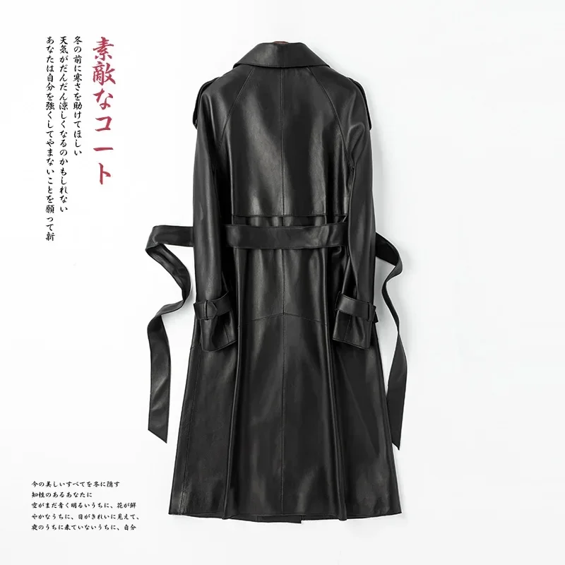 Tajiyane リアル革ロングジャケット女性の服シープスキンのコート冬のコートやジャケットの女性の服 D9516Q01 WPY471