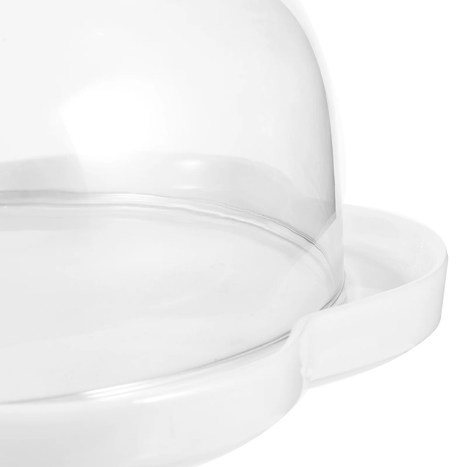 

Поднос для торта на ножках со стеклянным куполом, прозрачная полированная поверхность для дня рождения, Рождества, Дня благодарения, подставка для десерта, держатель для кексов