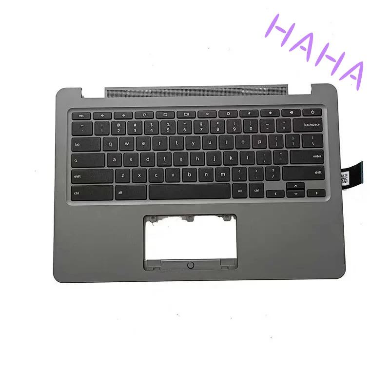 H+New Palmrest w/ Keyboard & Touchpad 5M11C89153 For Lenovo 14e Chromebook Gen 2 Gray Color