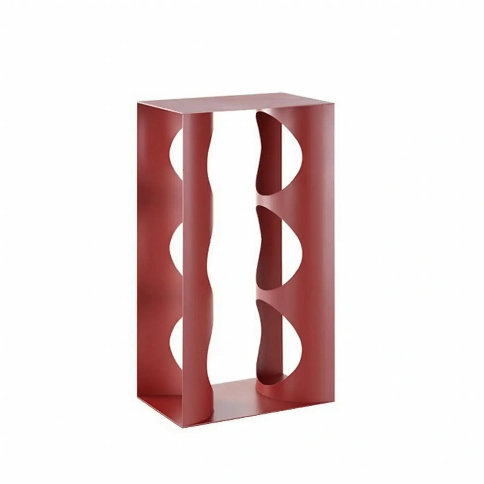 Compact Wine Rack Storage Cabinet Display Holder for Alcohol Bottles Countertop Bar Organizer Composite Material Sturdy Beverage