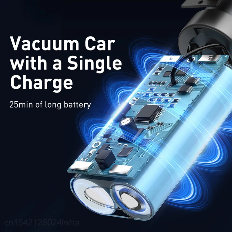 Xiaomi Baseus 4000Pa Car Vacuum Cleaner A1 Wireless Mini Portable Handheld Auto Vacuum Cleaner for Automotive Home  Dust Catcher