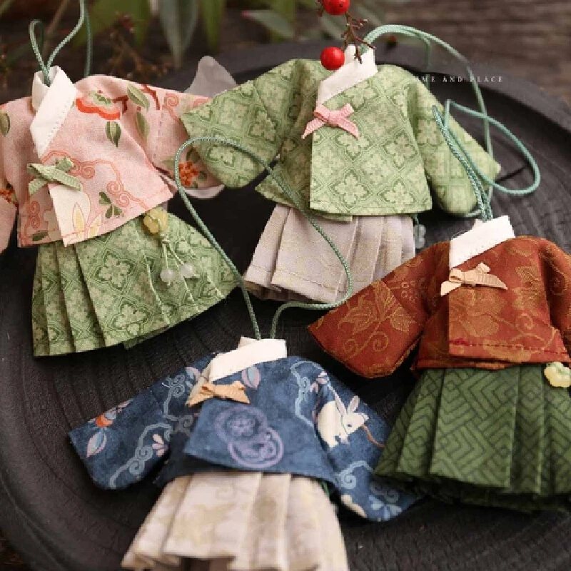 

2025 New Chinese Style Diy Hanfu Baby Clothes Bjd Doll Dress Change Fragrance Bag Ancient Style Baby Clothes Accessories Decorat