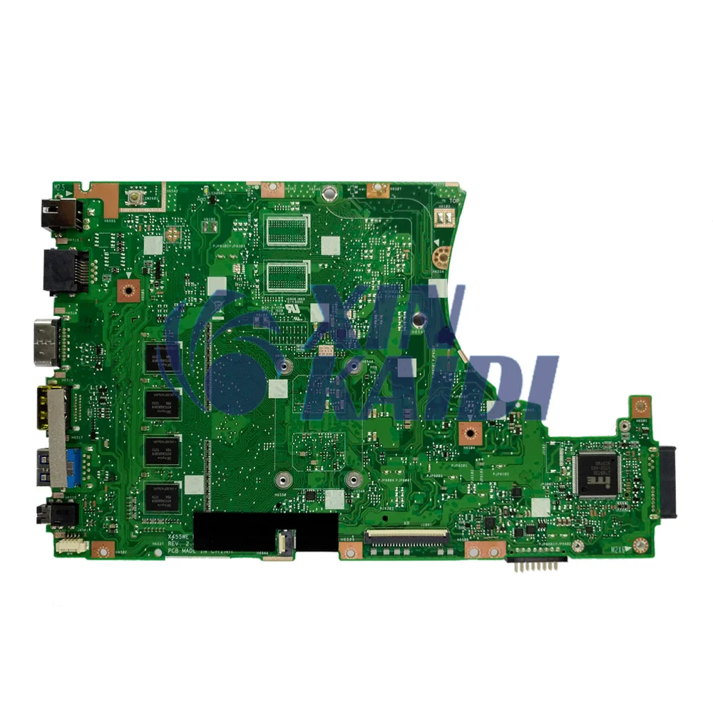 

Notebook Motherboard For Asus X455W X455WA X455WE Laptop Motherboard With A4-6210 CPU 2G 4G RAM Systemboard 100% Tested OK