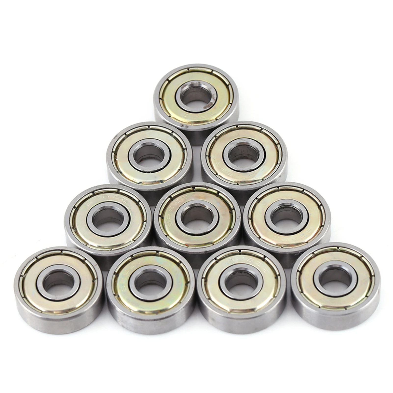 10 Pcs Metal Shielded Durable Multi Use Carbon Steel Miniature 626ZZ Ball Bearings 6x19x6mm