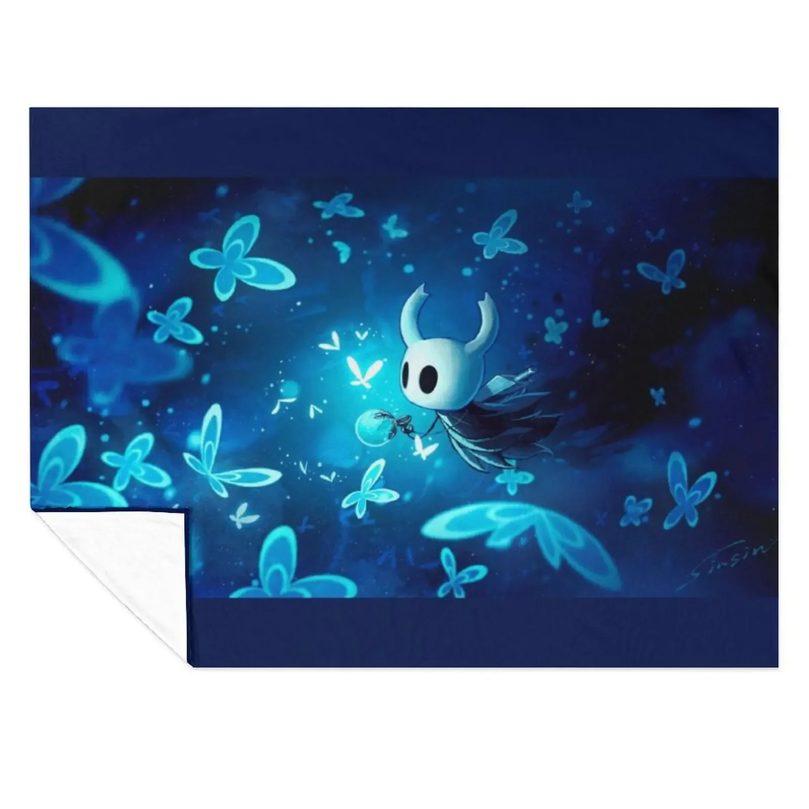 

hollow knight art 2 Throw Blanket Summer Custom Extra Large Throw Vintage Blankets