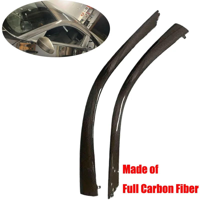

DRY Carbon Fiber A-Pillar Window Roof Strip Replace for Nissan 350Z 2003-2008 Z33