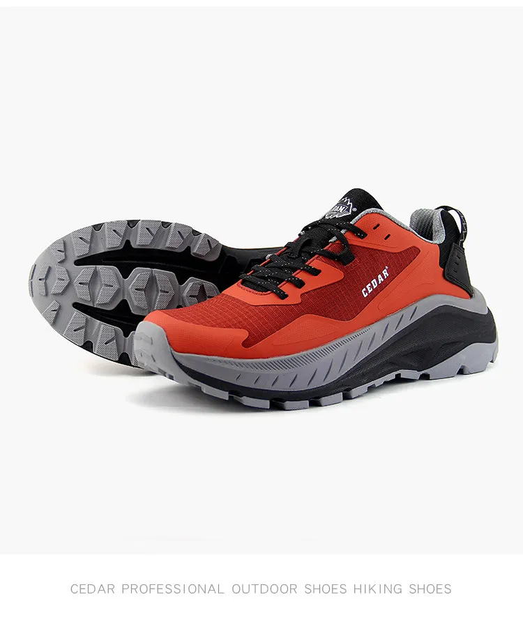 RAN Wanderschuhe Herren Trekking-Sneaker Rutschfeste Freizeitschuhe Knöchelhohe Damen Outdoor-Sportschuhe Dämpfung Leichtgewicht Taktische Stiefel – Detail 12