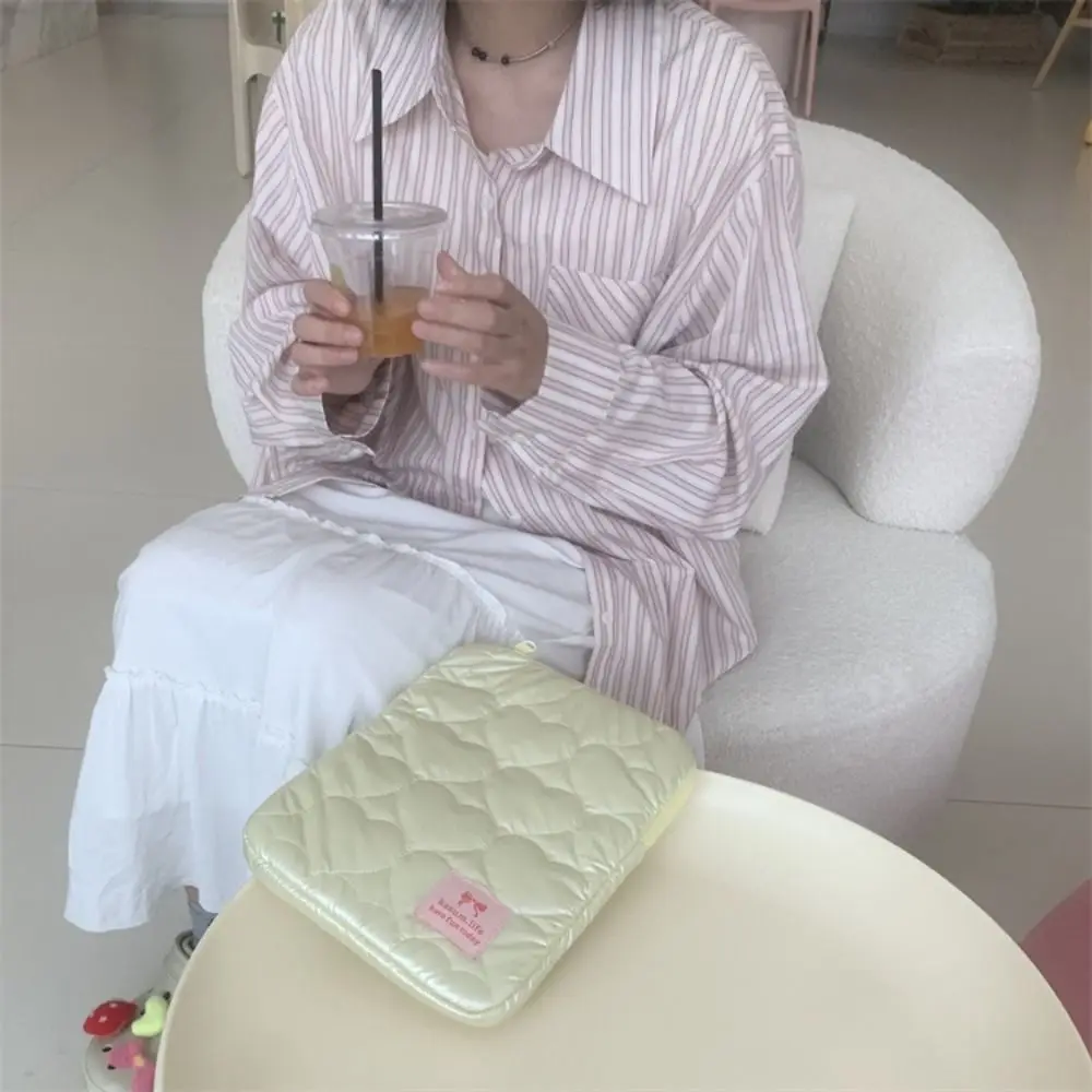 Tablet Cover INS Tablet Protective Case Macaron Color Cute Tablet Sleeve Bag Shockproof Portable Laptop Notebook Case Travel