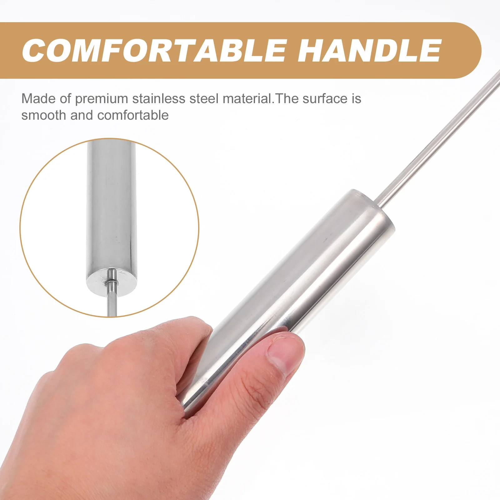 

Stainless Steel Ice Pick 14 Inch Bar Accessories Crusher Chisel Tool Long Term Use Safe Hygienic Easy Storage