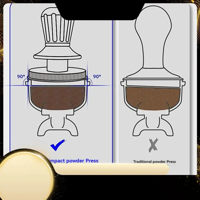 

X40A_XA-Coffee Tamper Constant Force Powder Tamper Espresso Thread Tamper Powder Press Hammer Coffee Distributor