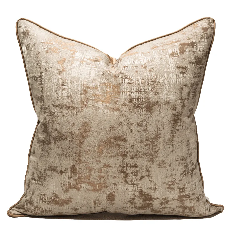 Abstract Brown Throw Cushion Cover  Polyester Sofa Cover Pillow Case Practical High Quality Pillow Case Hotel Home Available