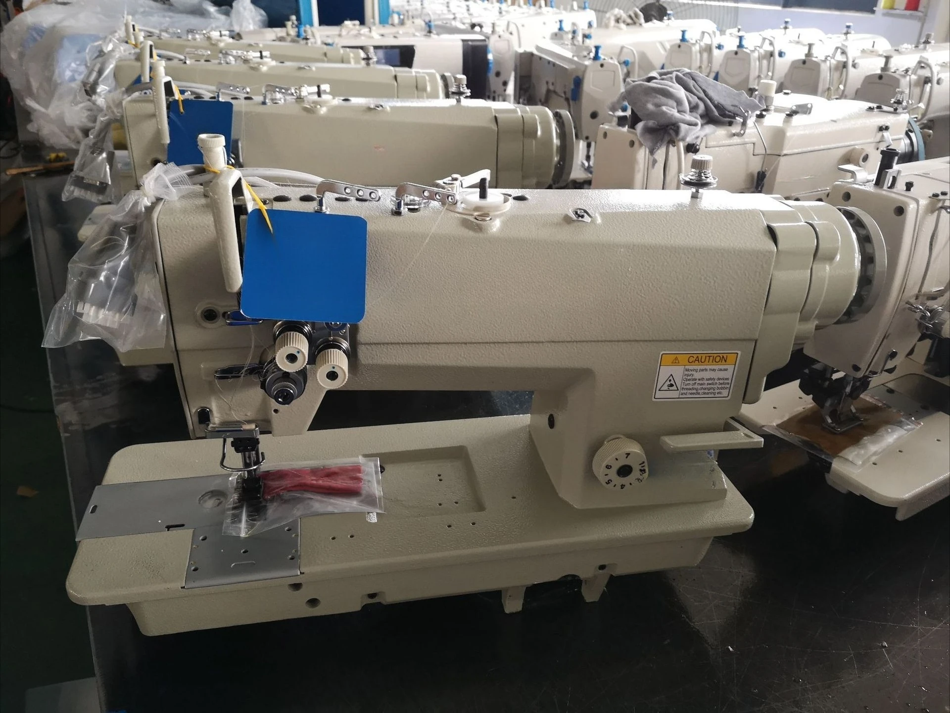8722-D3/8752-D3 Direct Drive Double Needle Automatic Thread Cutting Large Rotary Shuttle High Speed Lockstitch Sewing Machine