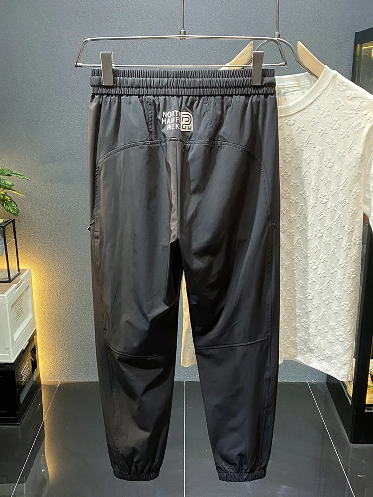 Pantalon de Jogging de dehors observateur et Soyeux pour Homme, Vêtement de Luxe, Décontracté, Fin, à vaccage Rapide, pour Été