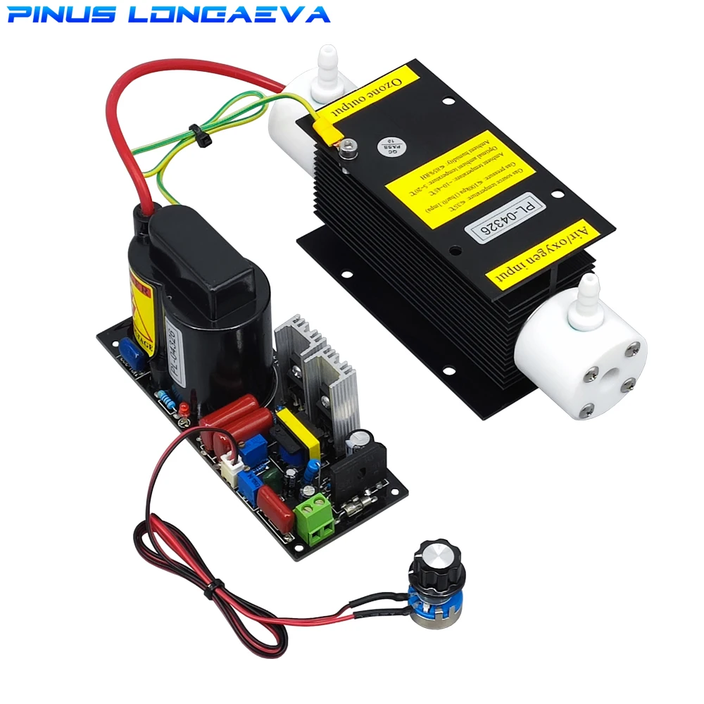 CE FCC ROHS 특허 제품, 조정 가능한 고농도 좁은 갭 방전 석영 튜브 오존 발생기 키트, 5 G/H 5g