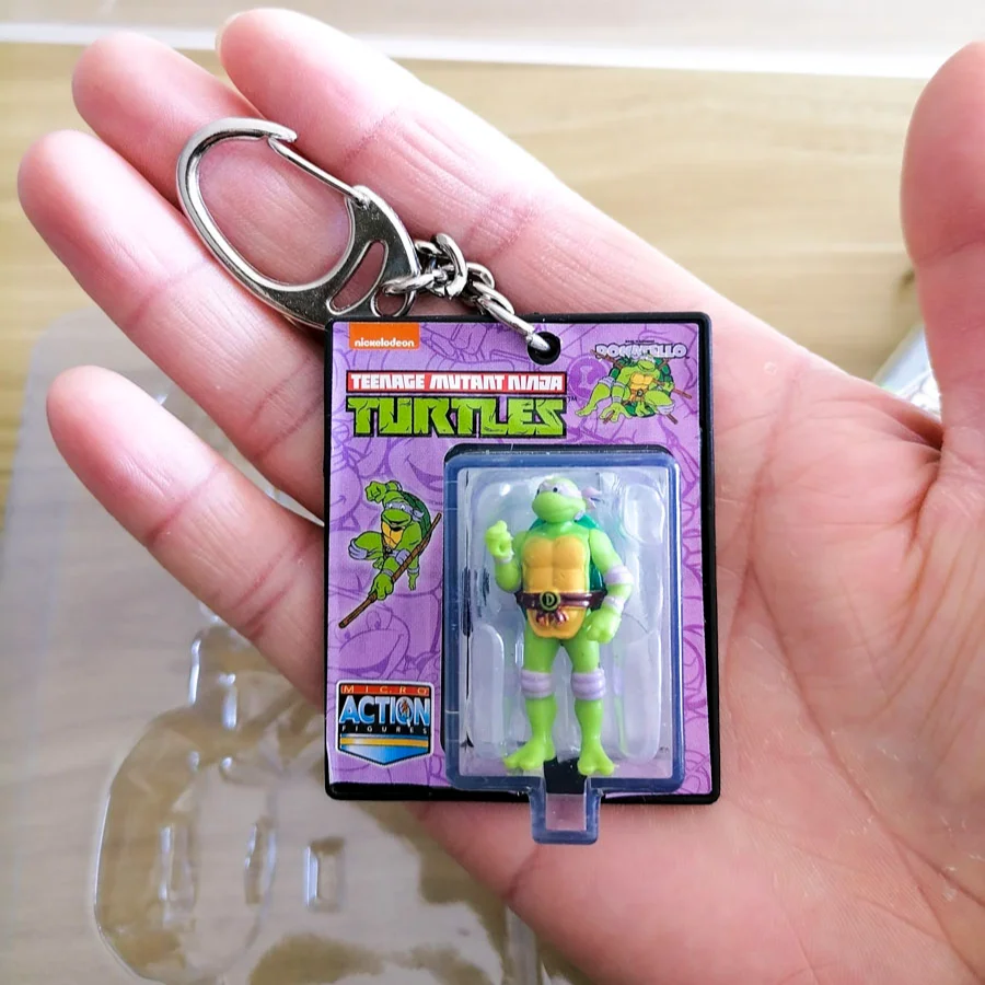 Teenage Mutant Ninja Turtles Mini Figurine Miniature Joints Movable Figure Toy Pendants Collectible Worlds Smallest Gifts