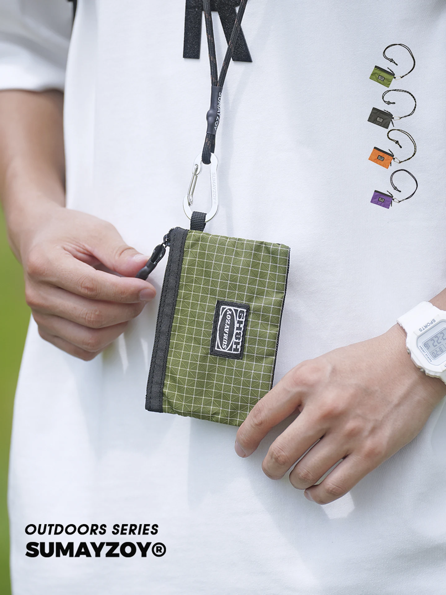 

Lightweight Outdoor Camping Style Card Holder Neck Waist Hanging Bag Money Bank Card Storage Bag Sumayzoymatch Color Hip Hop ...
