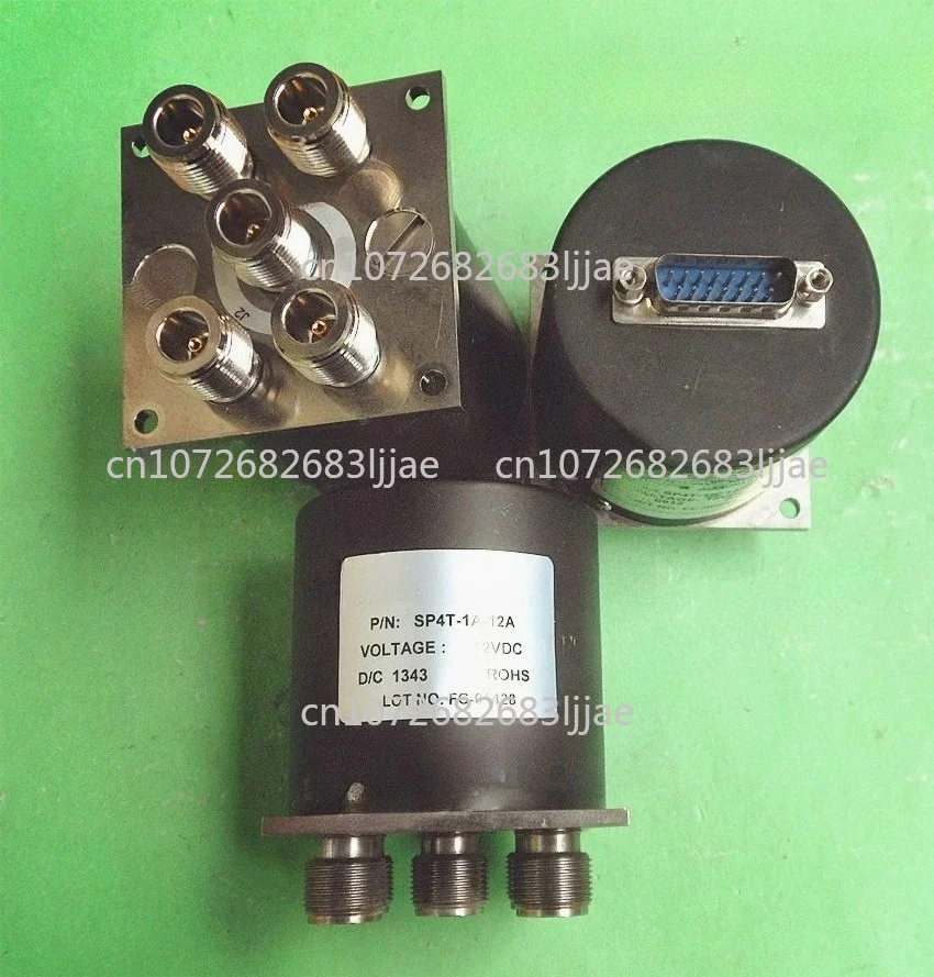 SP4T-1A-12A 12V DC-12GHz SP4T N Type High Power RF Coaxial Switch