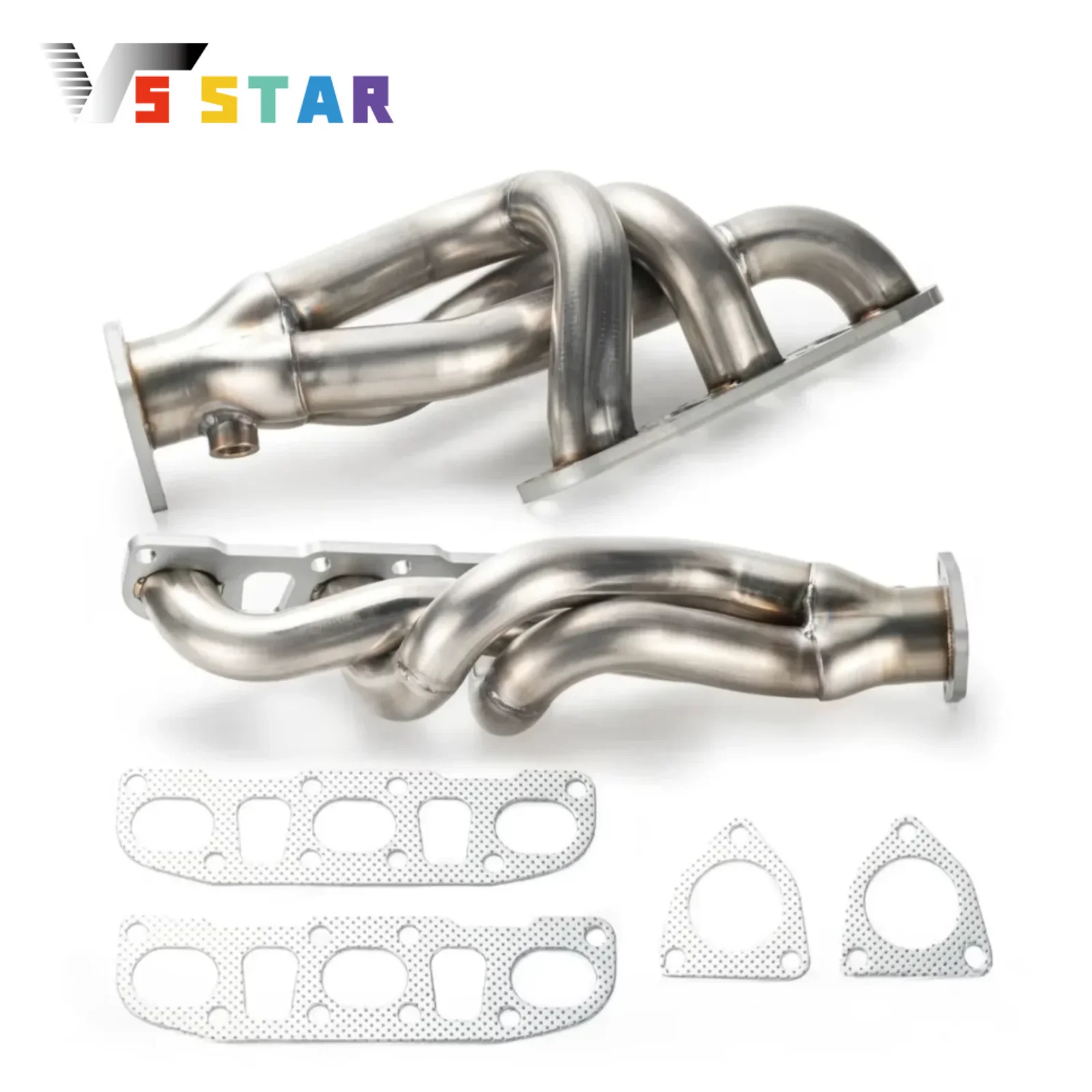 

High Quality Exhaust Header Shorty Sliver For 2003-2006 Nissan 350Z G35 Z33 VQ35DE