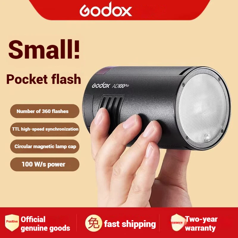 Godox AD100Pro TTL 100Ws Outdoor Flash Speedlight 2.4G Wireless X AD100 PRO Pocket Flash For Sony Nikon Canon Fujifilm PK AD200