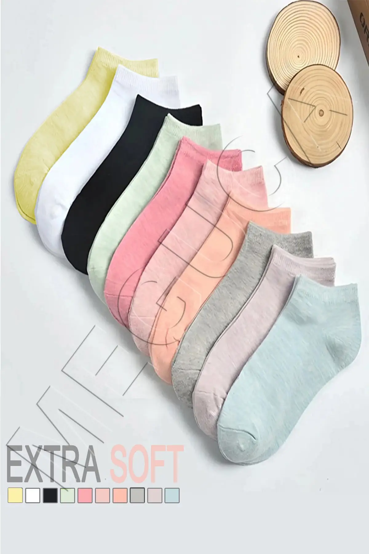 8 Pairs Women's Socks Set Extra Soft Colored Cotton Booties Cotton Socks Ankle Socks Fashion New Cute Socks Breathable Summer