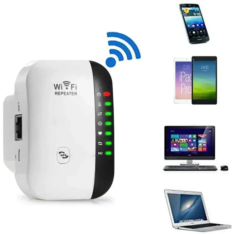 300Mbps Network Extender Enhancer Wireless WIFI Repeater 2.4G Router Signal Amplifier 802.11N PC Network Card Adapter