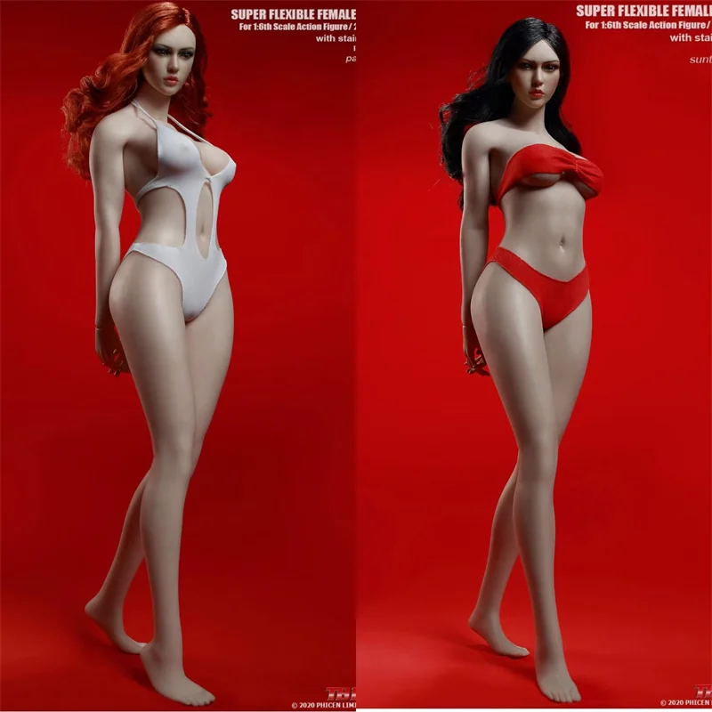 TBLeague S42 S43 S42A S43A 1/6 Scale Female Large Breast Size Pale/Suntan Skin Girl Body 12inch Action Figure Models