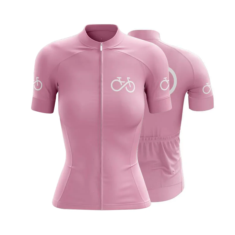 Women Stylish Simplicity Cycling Jersey Bicycle Team Racing Clothing Female Colorful Short Sleeve Quick Dry Bicycle Riding Shirt