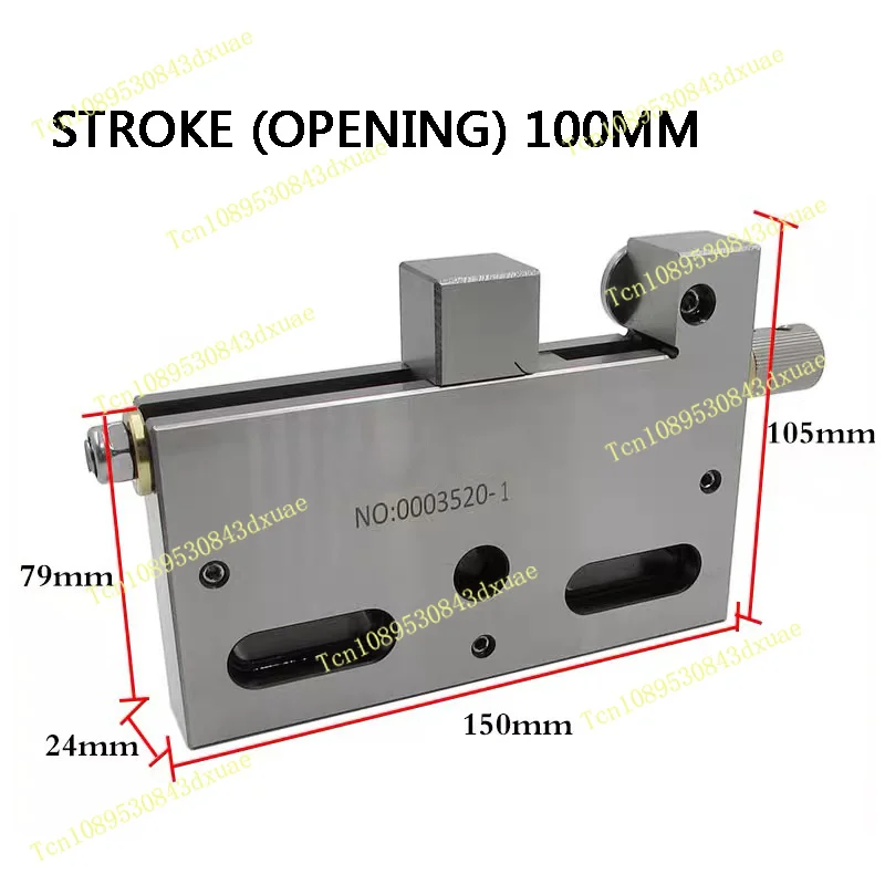 CNC Wire Cutting Slow Wire Cutting Special Clamp Clamping Range 0-50 0-100 Manual Stainless Steel Vise Wanli Clamp