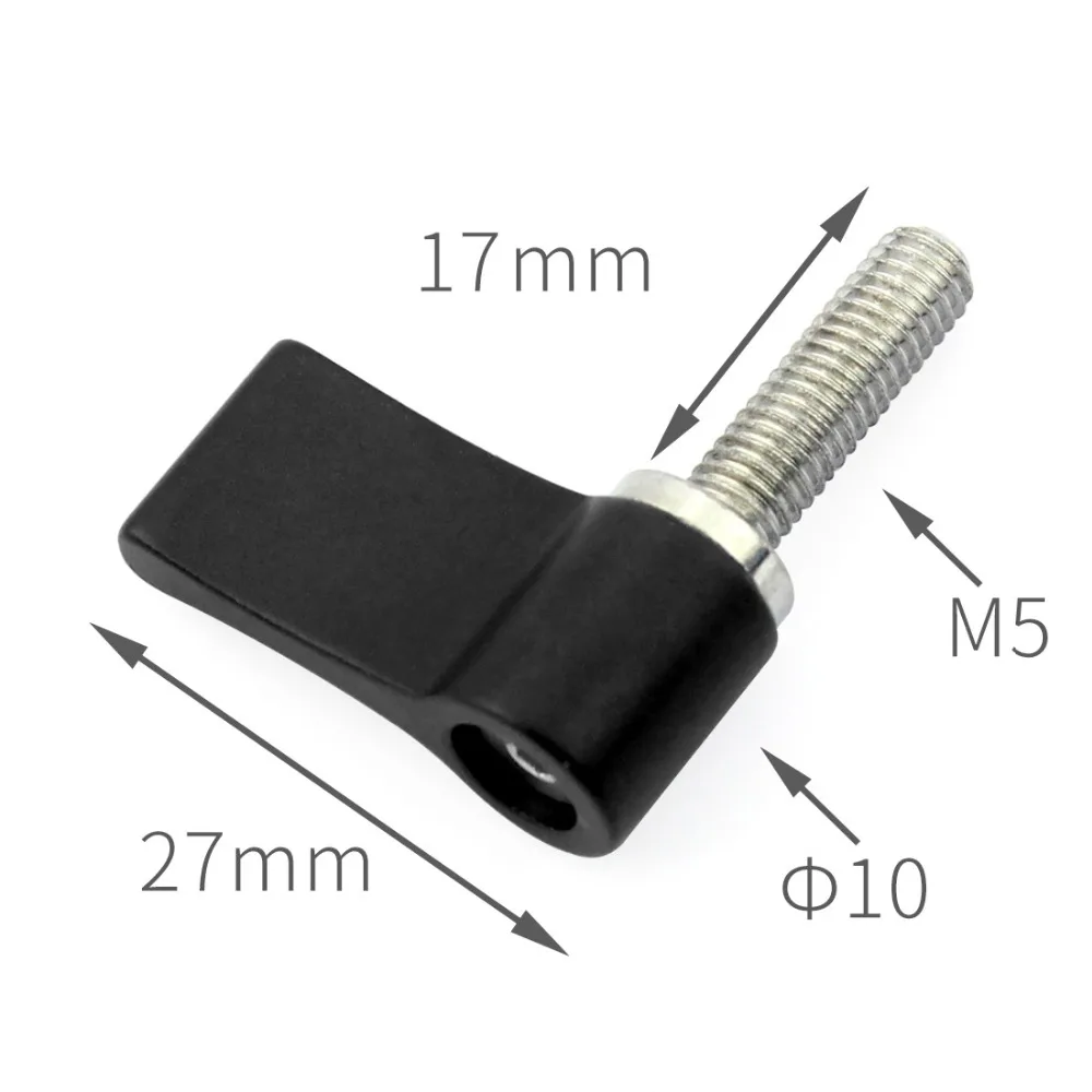 BGNing CNC M4 M5 M6 * 12mm 17mm 20mm Einstellbare Hand Schraube Enge Schloss Schrauben für DSLR Kamera 15mm Schiene Stange Folgen Fokus Teile – Detail 6