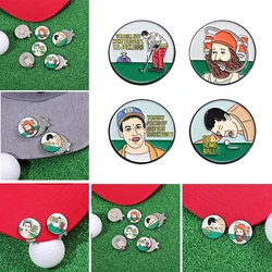 Golf Cap Clips Hat Clip Alloy Gift Jewelry Badges Trendy Golf Accessories Caps Clips GO HOME BALL Golf Marker Gifts for Boys