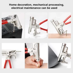 Multifunctional Hammer Pipe Wrench Pliers Screwdriver Nail Gun Steel Nail Stapler Universal Woodworking Hammer Carpentry Fitter