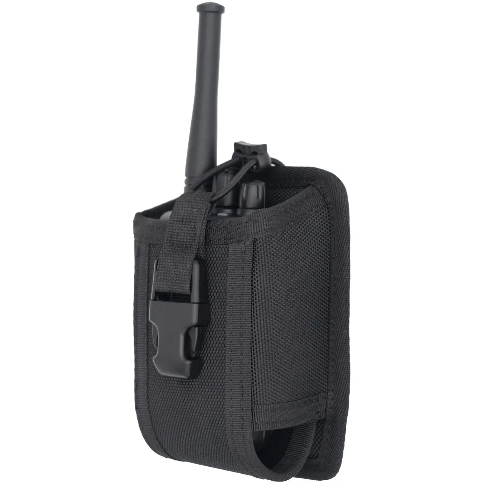 Universal Radio Holder Tactical Pouch for Duty Belt Two Ways Radio Case Carrier Heavy Duty Walkie Talkies Nylon Holster Carry