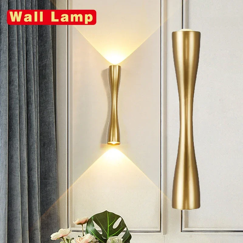 Lights Wall Lamp Home Bedroom Decoration 110-220V DC Lamp Up & Down illumination Aluminum Alloy Wall Lamps Indoor