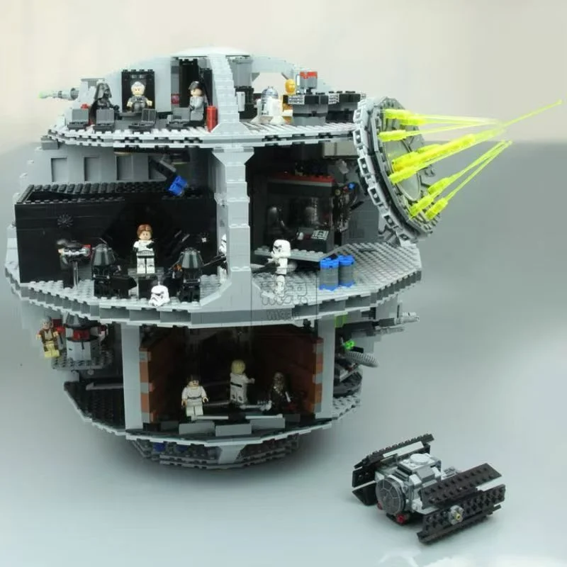 

Набор конструкторов Disney 75159 DS-3 UCS Platform Ultimate Death Star, модель звездной луны, игрушка для детей и взрослых, подарок на день рождения или Рождество.
