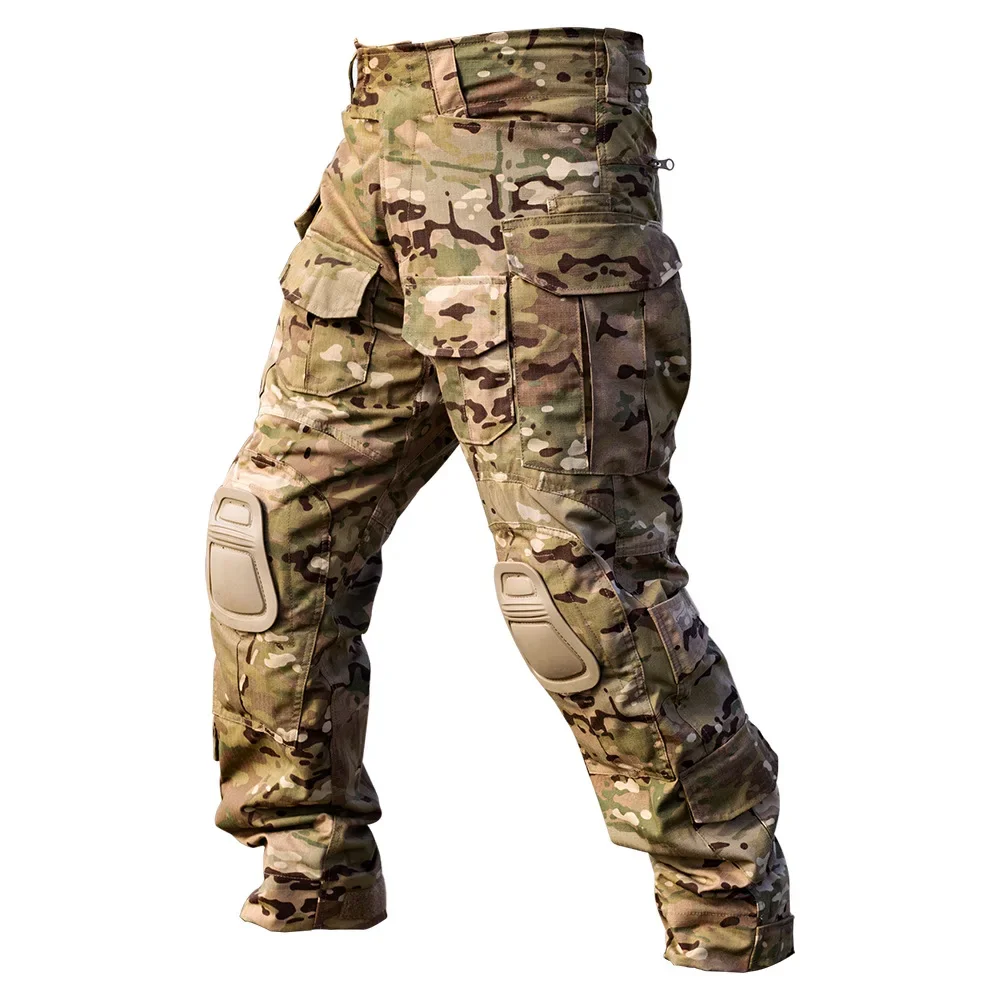 Cargobroek GEN3G3 Outdoor Forest Ranger Groen CP MC Camo Sport Camouflage Ademend MilitaryCombat Lange broek + kniebeschermer