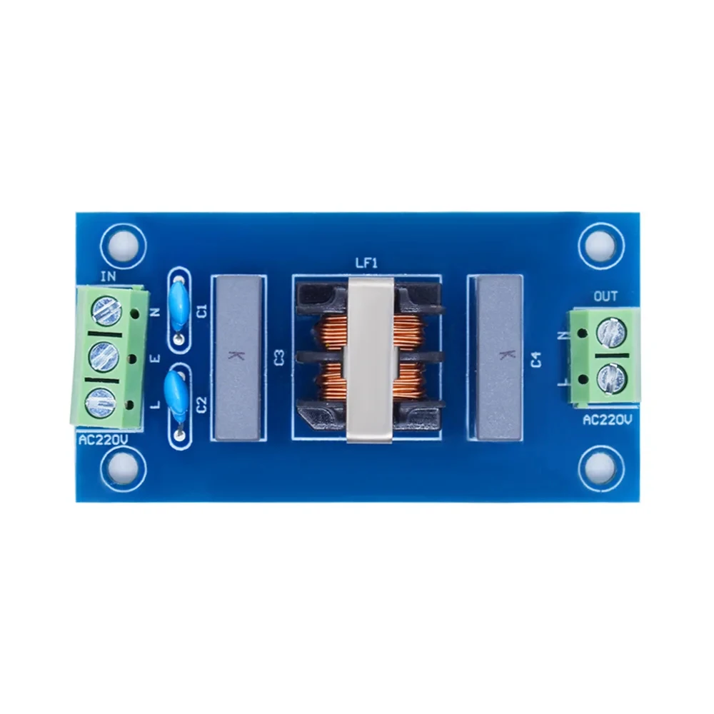 Moduł filtra EMI listwa zasilająca filtr 220V 2A filtr EMI wzmacniacz dźwięku gniazdo filtra