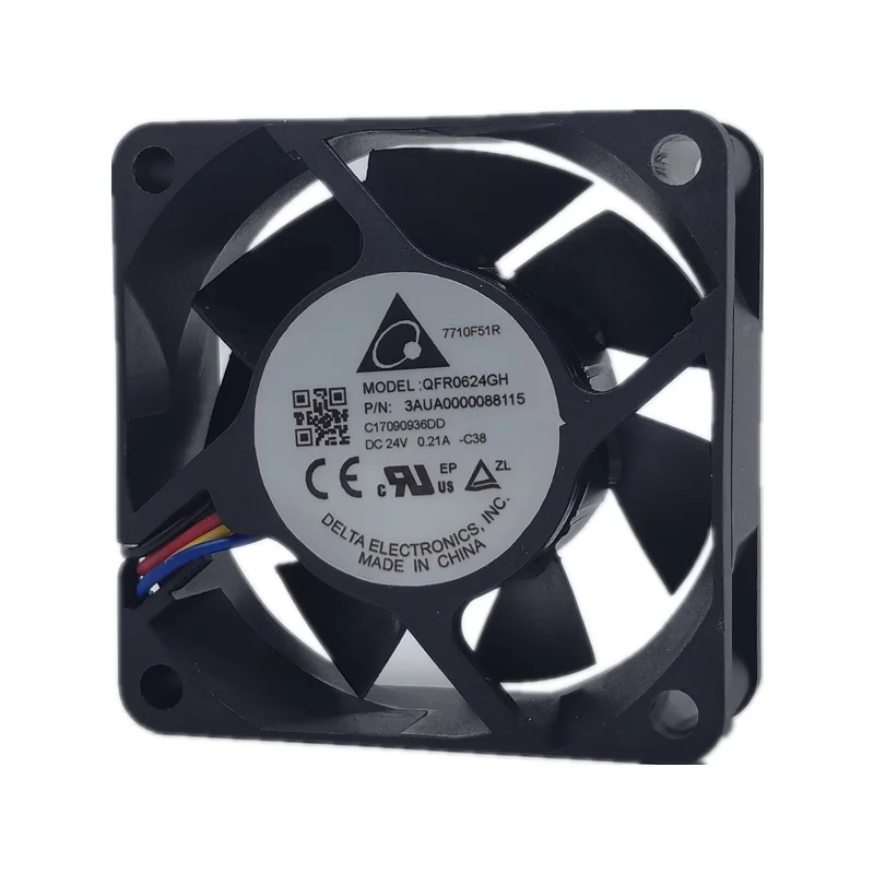 New delta QFR0624GH 24V 0.21a 6025 6cm inverter industrial computer cooling fan