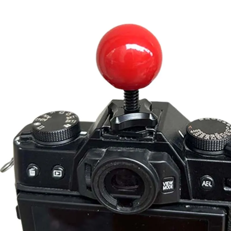 Little Red Ball Hot Shoe Protection Cover for Fuji XS20 XT200 Canon R50 R10 200D II Nikon Z50 Z30 Z8 Camera creative accessories