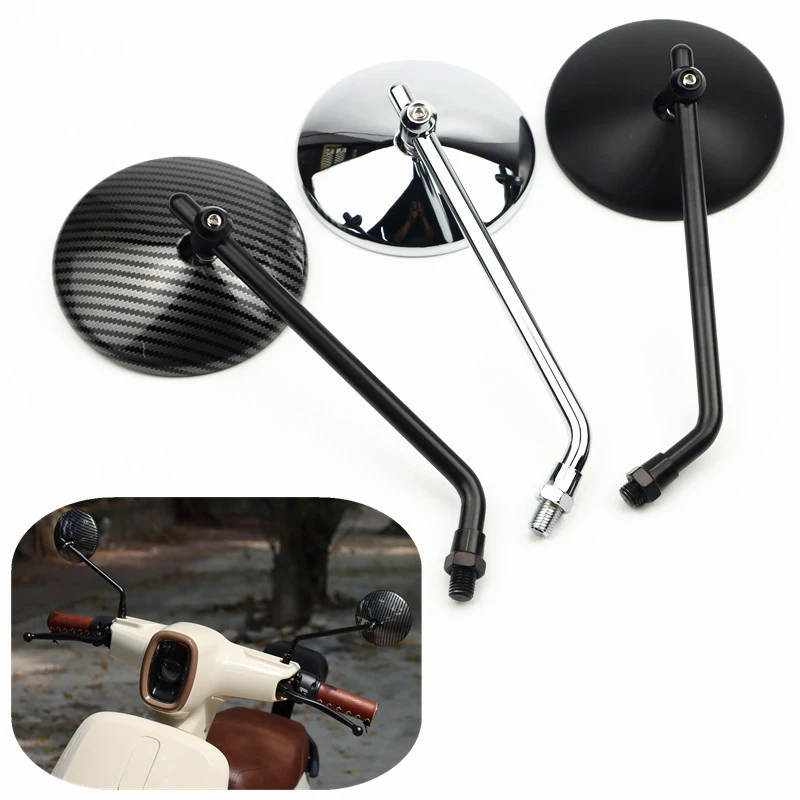 

Universal Rearview Mirror E9 10MM++ Rear View Glass For HONDA GROM MSX 125 CMX 500 300 1100 REBEL Motorcycle Side Mirror