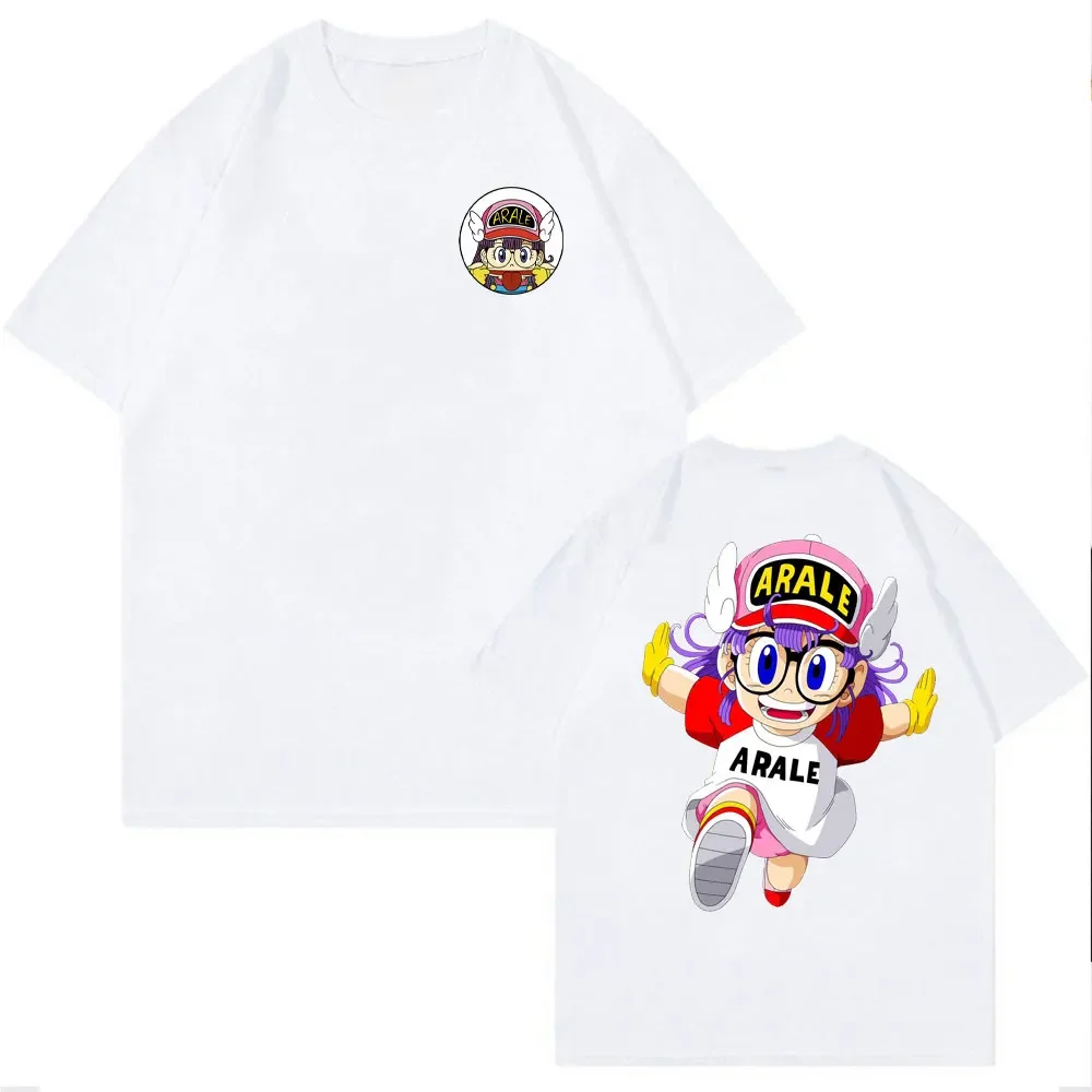 Arale Costume Shirts Men Women Clothes Aesthetic Tops Kawaii Clothes Y2k Top Graphic T Shirts Akira Cotton Tees Arale Dr Slump