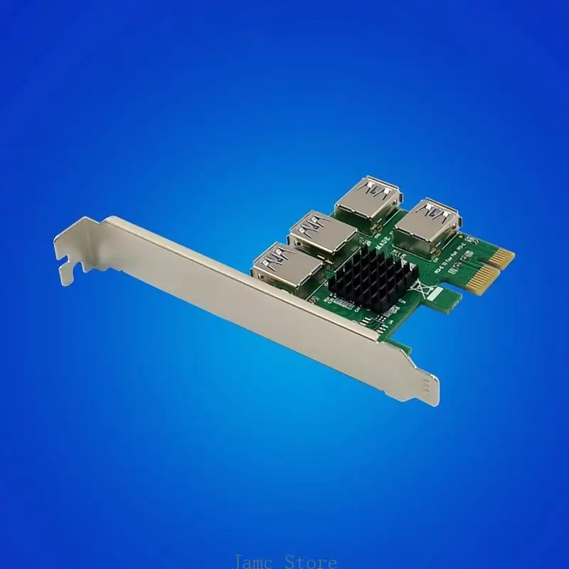 LX0B PCI-E ASM1184E COLT CARD CARD PCIE 4X USB 3,0 до 4xpci-e Card Adapter Card